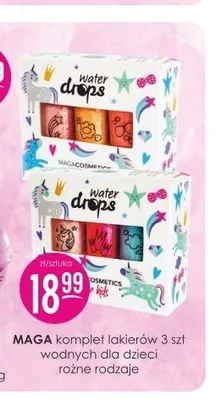 Komplet lakierów wodnych dla dzieci Maga promocja w Drogerie Jasmin