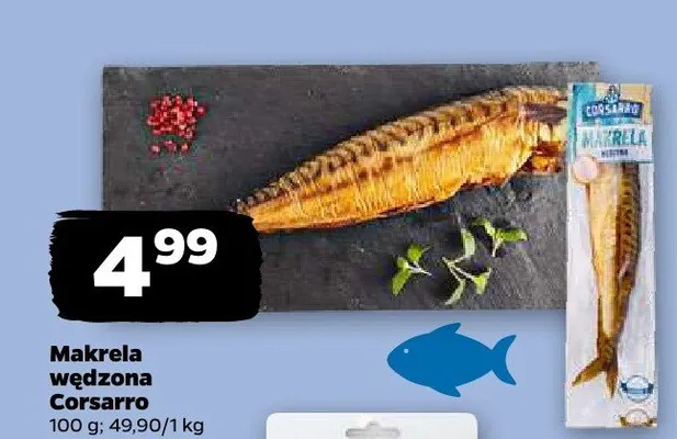 Makrela wędzona Corsarro promocja w Netto
