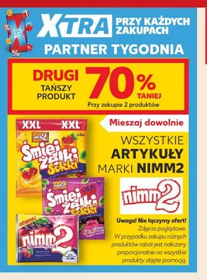 Żelki Śmiejżelki Jabłkominki XXL Nimm2 promocja w Kaufland