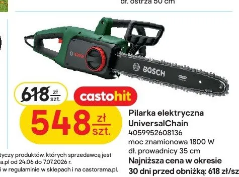 Pilarka elektryczna Bosch UniversalChain promocja w Castorama