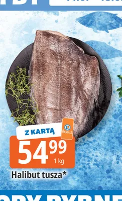 Halibut tusza promocja w Leclerc