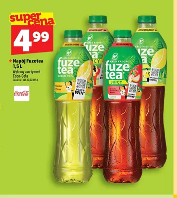 Napój FuzeTea Black Tea Lemon promocja w TOPAZ