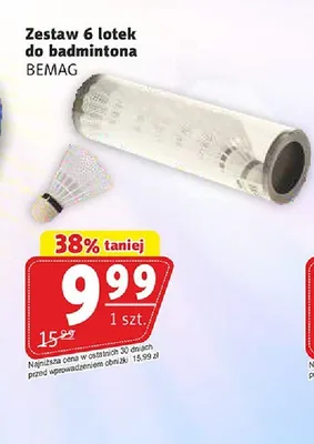 Zestaw 6 lotek do badmintona BEMAG promocja w Prim Market