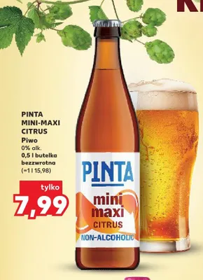 Piwo bezalkoholowe Pinta Mini-Maxi Citrus promocja w Kaufland