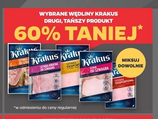 Szynka krucha od Szwagra Krakus promocja w Netto