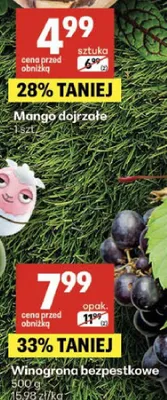 Winogrona bezpestkowe białe, ciemne promocja w Delikatesy Centrum