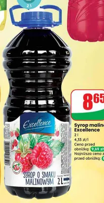 Syrop malinowy 2 l promocja w Dino