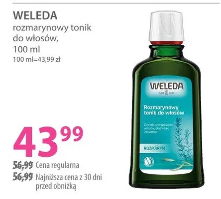 Rozmarynowy tonik do włosów promocja w Hebe