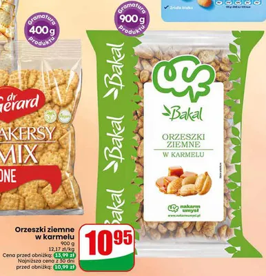 Orzeszki ziemne w karmelu Bakal promocja w Dino