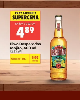 Piwo Desperados Mojito promocja w Biedronka