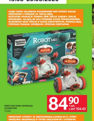 Robot Mio nowa generacja Clementoni promocja w Selgros