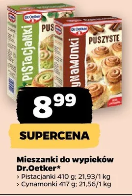 Mieszanki do wypieków różne rodzaje promocja w Netto