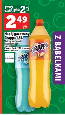 Napój gazowany Grappa 1,5l promocja w TOPAZ