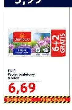 Papier toaletowy Filip promocja w Blue Stop