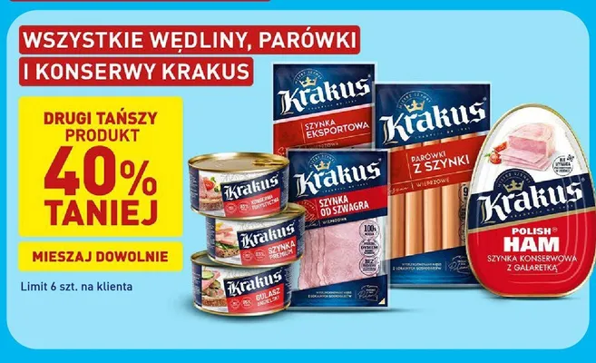 Szynka eksportowa Krakus promocja w Aldi
