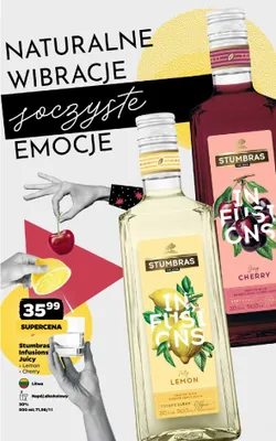 Napój alkoholowy Stumbras Infusions Juicy Lemon 30% promocja w Netto