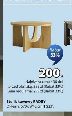 Stolik kawowy Radby promocja w Jysk