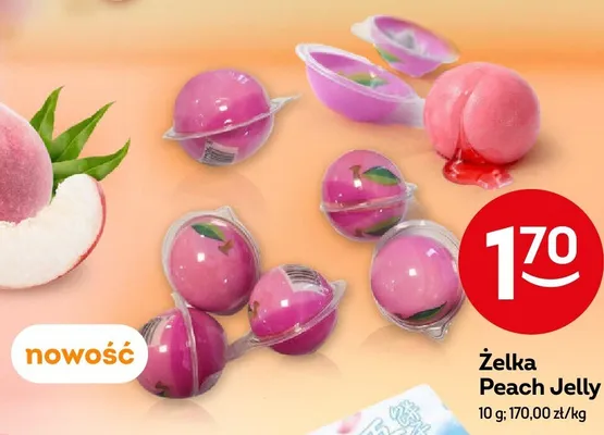 Żelka Peach Jelly promocja w Żabka