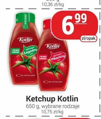 Ketchup Kotlin pikantny promocja w Delikatesy Sezam
