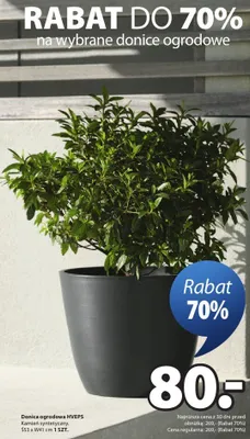 Donica ogrodowa Hveps promocja w Jysk