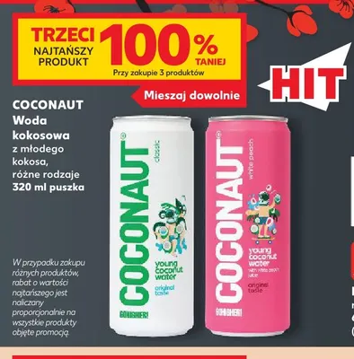 Woda kokosowa z młodego kokosa classic Coconaut promocja w Kaufland