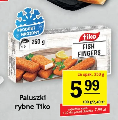 Paluszki rybne Tiko promocja w Gram Market