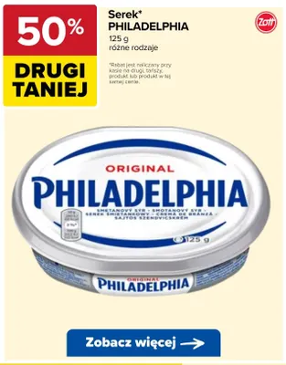 Serek Philadelphia promocja w Carrefour