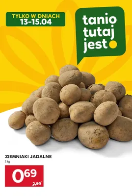 Ziemniaki jadalne promocja w Stokrotka