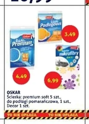 Ścierka do podłogi pomarańczowa Oskar promocja w Blue Stop