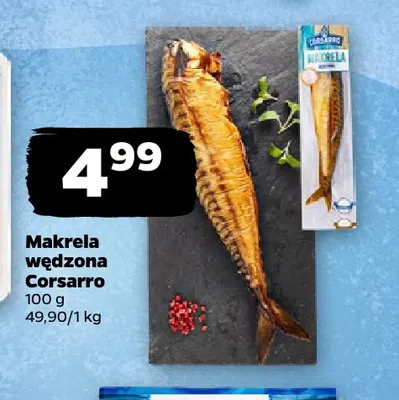 Makrela wędzona Corsarro promocja w Netto