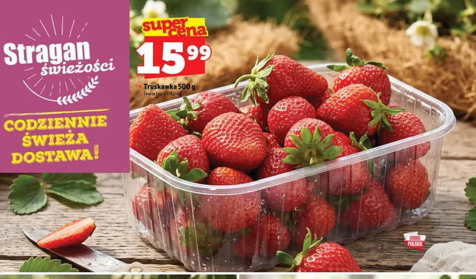 Truskawki polskie promocja w TOPAZ