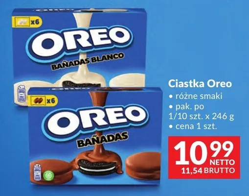 Ciastka Oreo różne smaki promocja w Makro