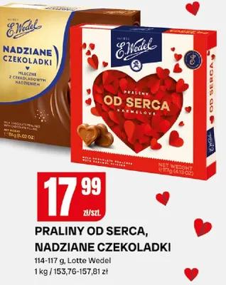 Praliny od serca, nadziane czekoladki promocja w Chorten