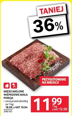 Mięso mielone wieprzowe mała porcja promocja w Selgros