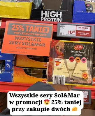 Wszystkie sery Sol&Mar promocja w Lidl
