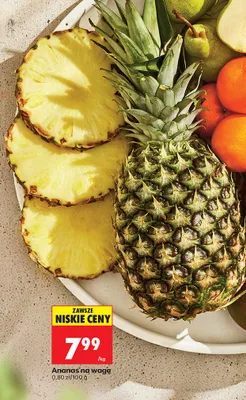 Ananas na wagę promocja w Biedronka