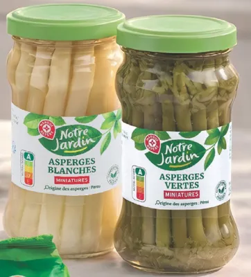 Szparagi białe/zielone promocja w Leclerc