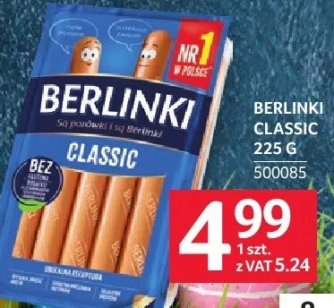 Berlinki classic 225 g promocja w Selgros