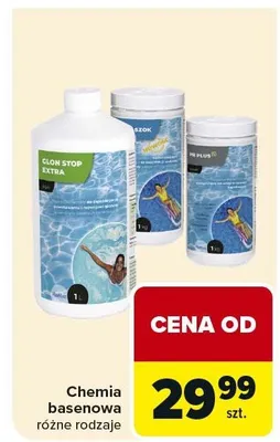 Chemia basenowa różne rodzaje promocja w Carrefour