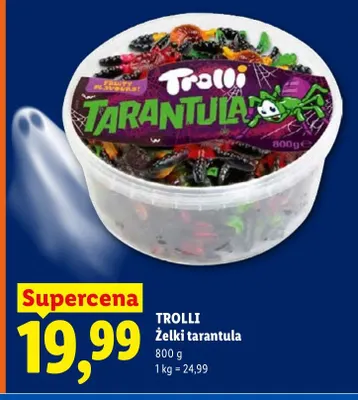 Żelki tarantula Trolli promocja w Lidl