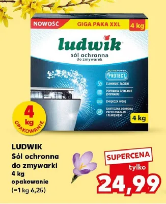 Sól ochronna do zmywarki 4kg opakowanie promocja w Kaufland