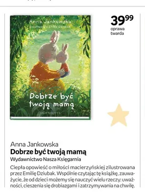 Książka Dobrze być twoją mamą Anna Jankowska oprawa twarda promocja w Empik