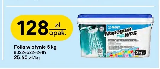 Folia w płynie Mapegum Wps Mapei promocja w Castorama