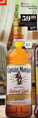 Rum Captain Morgan Spiced Gold promocja w POLOmarket