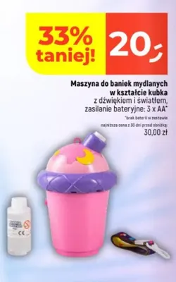 Maszyna do baniek mydlanych w kształcie kubka promocja w Dealz