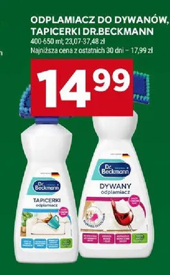 Odplamiacz do dywanów, tapicerki Dr. Beckmann promocja w Stokrotka