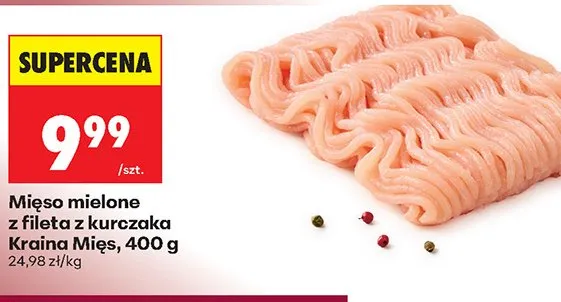 Mięso mielone z fileta z kurczaka promocja w Biedronka