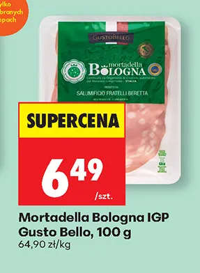 Mortadella Bologna IGP Gusto Bello promocja w Biedronka