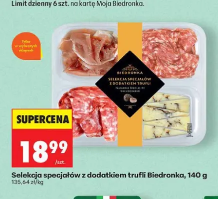 Selekcja specjałów z dodatkiem trufli Biedronka promocja w Biedronka