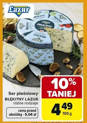 Ser pleśniowy Błękitny różne rodzaje promocja w Carrefour Market